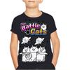 Летняя футболка The Battle Cats для малышей, с коротким рукавом, для мальчиков и девочек, с принтом на день рождения, детская одежда, топы с героями мультфильмов, подарок