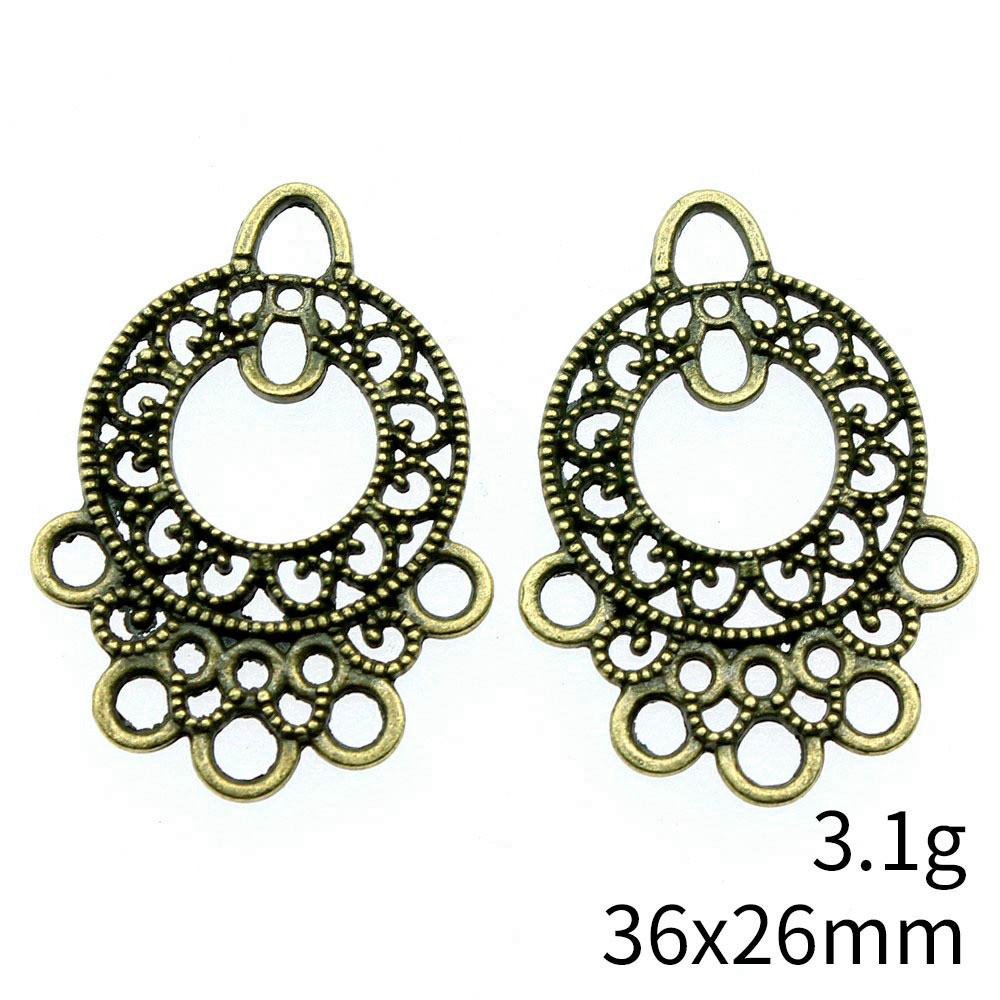 NewArrivals Jewelry Findings Angel Dream Catcher Earring Connector Accessories Parts Women's Bag Accessories For Women