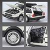 1/32 Volkswagen Santana Avant Универсал Металлическая модель автомобиля Литье под давлением Металлический транспорт для путешествий Модель автомобиля Симуляция звука и света Детская игрушка Подарок