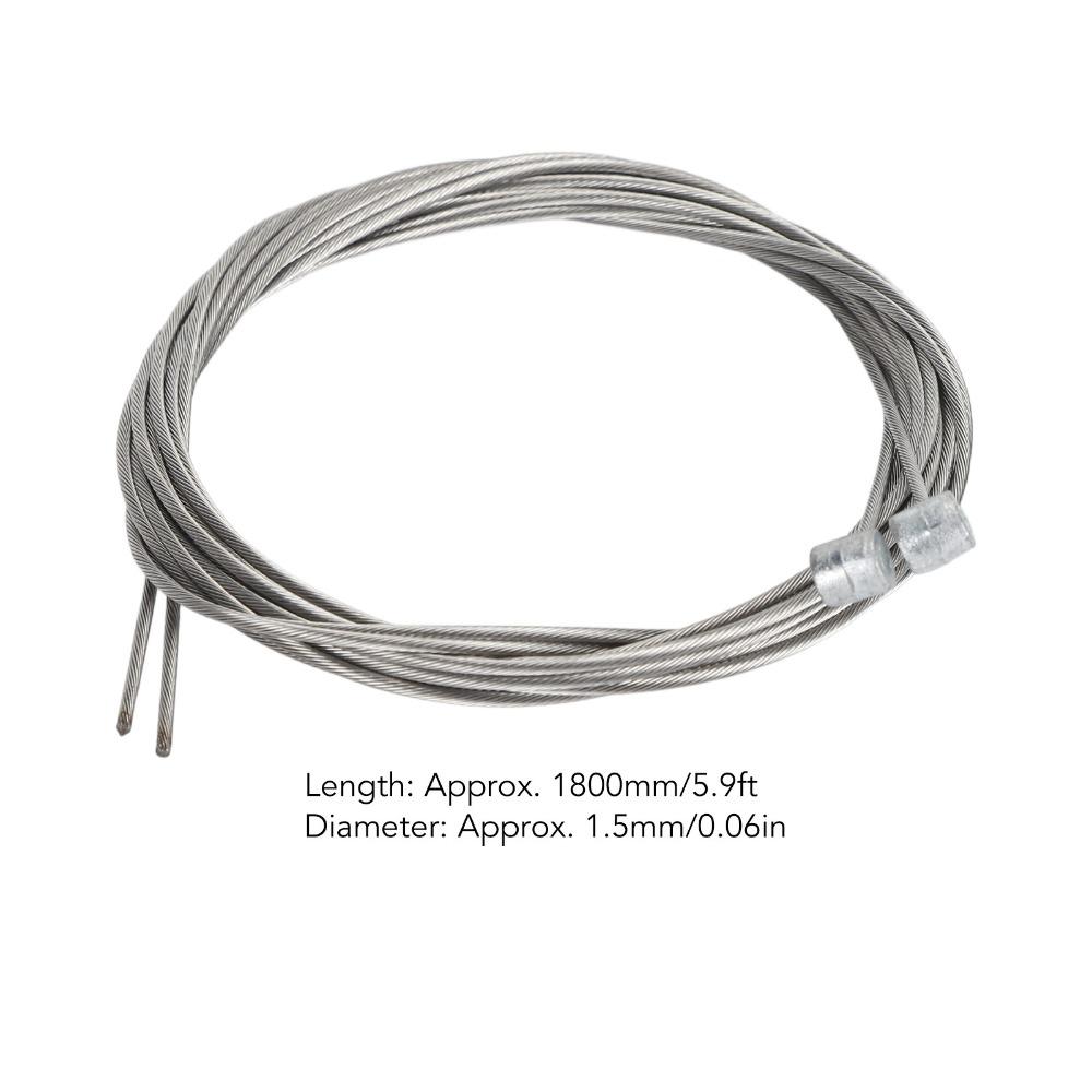 10PCS 1.5mm Diameter Bike Brake Cable Stainless Steel Mountain Bike Brake Cable Mountain Bike
