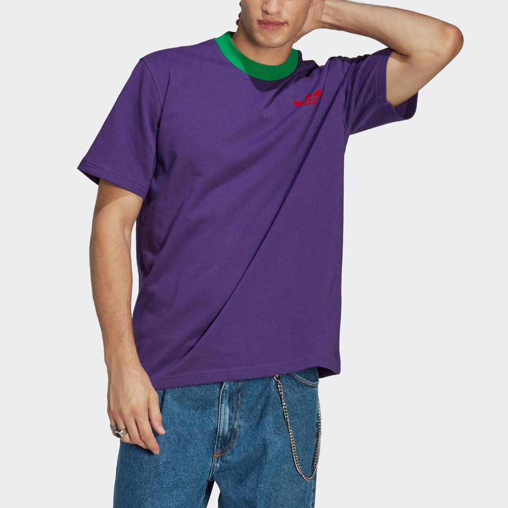 Adidas Originals T Shirt Men's Purple IB3434