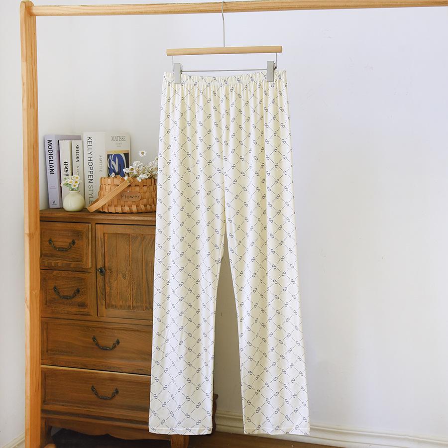 Мужские хлопковые пижамные штаны с двойными карманами 2024 года — легкие, повседневные, весна/осень