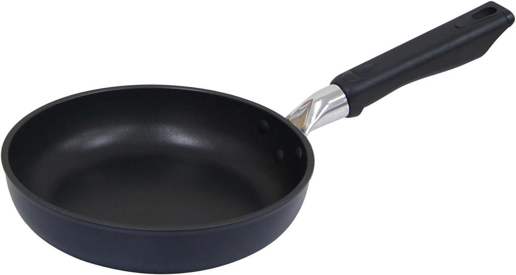 Urushiyama Metal Industry Frying Pan 20cm IH Compatible Teflon Platinum Processed Made In Japan Aries Black ARS-F20