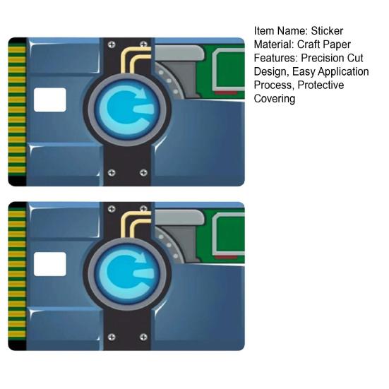 37386 листов наклеек для кредитных карт, крафт-бумага, легко наносится, гладкая поверхность, карта