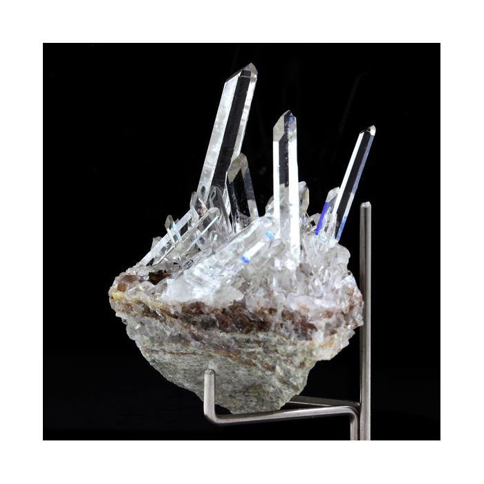 Pierres et Minéraux. Quartz. 168.0 ct. La Gardette Mine, Bourg d'Oisans, Isère, France.