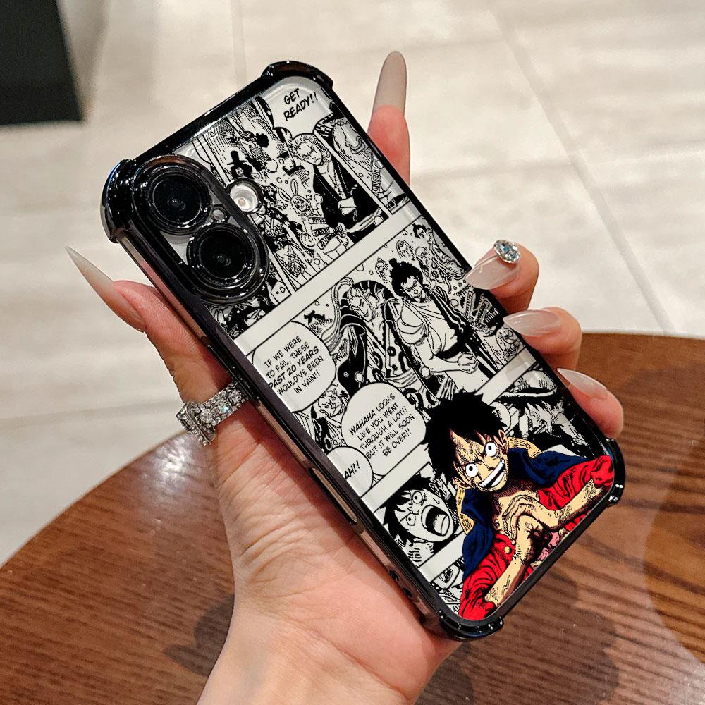 Аниме O-One Pieces Шанкс Мягкий Чехол Для iPhone 17 Pro 16 15 14 13 12 11 Pro Max Чехол 17 Plus 17E 16E 17Air Силиконовый Чехол для Телефона