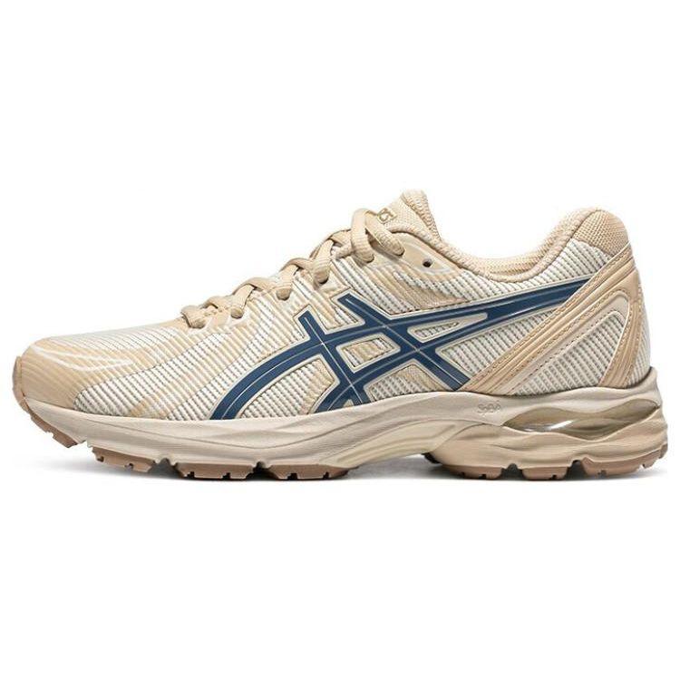Asics Gel-Flux 4 Кроссовки женские с круглым носком, на шнуровке, из ткани и синтетической кожи, прочные, дышащие, низкие, для бега, белые/синие 1012B632-250