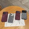 Роскошный блестящий чехол-накладка с кристаллами Аврора для iPhone 17 16 15 14 13 12 11 Pro Max, Блестящий, Защита камеры, Ударопрочный