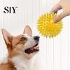 Interactive Pet Toy Squeaky Dog Chewing Sound Ball Safe Teeth Cleaning Puppy Chew Self-pleasure Balls Training Toys Supplies for Boredom Relief Dental