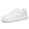 Men's Shoes Invisible Inner Height Increase 8CM Casual Shoes Foreign Trade Leather Shoes Lace-up Platform Sports Shoes Versatile Little White Shoes