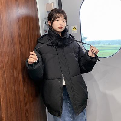 Осенне-зимняя короткая куртка из хлопка, повседневная куртка из хлопка, куртка Bread, модная куртка из корейского стиля, свободная куртка из хлопка, верхняя одежда