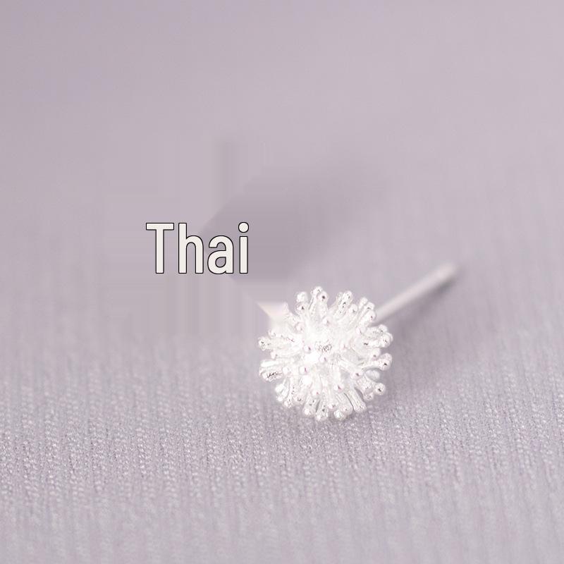 Korean Style S925 Silver Needle Stud Earrings for Women – Minimalist & Personality Design