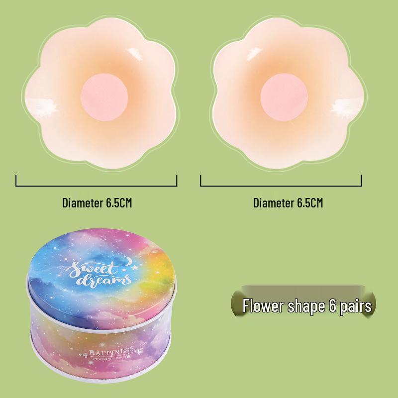 Silicone Nipple Covers: Invisible, Waterproof, Anti-Slip Petals for Small/Large Busts - Prevents Wardrobe Malfunctions