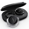 Bluetooth Wireless Earphones with 52 Hours of Foldable Sports Painless Black 5.4 Clip-on Music, Open-Back Earbuds, Design, Lightweight, Headset, Wear,