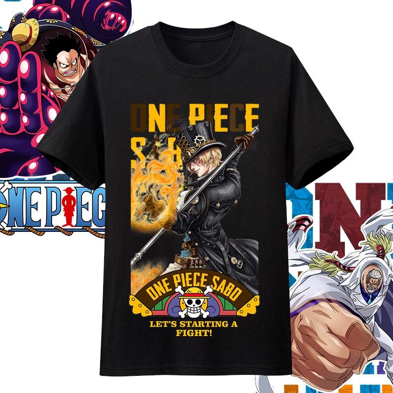 Хлопковая футболка оверсайз с принтом персонажей аниме One Piece для мужчин и женщин, удобная, в стиле Y2K, детская одежда, летний тренд, футболки