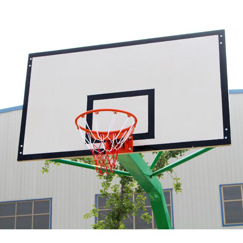Outdoor Adult Basketball Backboard & Spring Rim