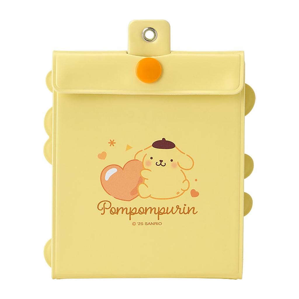 Sanrio Раскладной держатель для карт Pompompurin 8 карманов до 16 160156 (САНРИО) (Наслаждайтесь идолом) ПВХ/ПП (Держит карты)