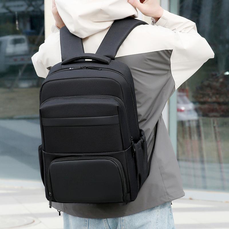 Новый унисекс однотонный водонепроницаемый и дышащий деловой модный повседневный универсальный рюкзак для повседневного использования