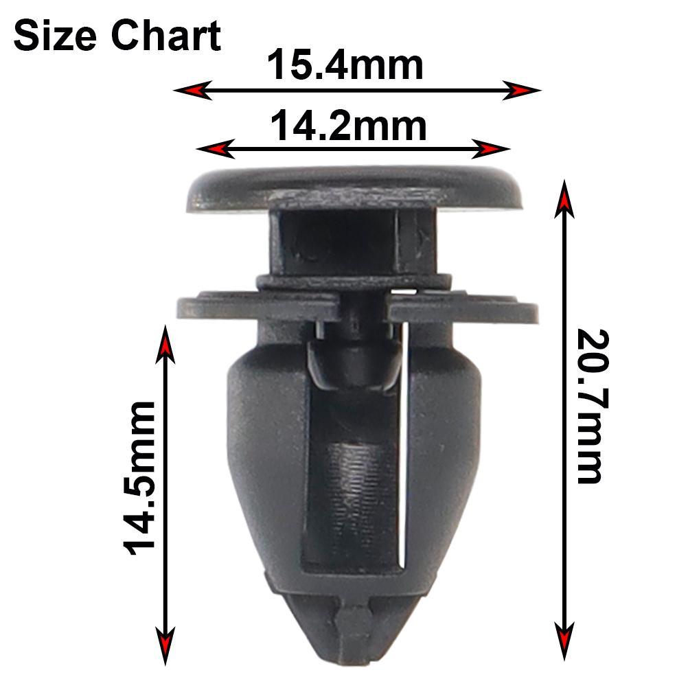 20 шт., зажимы для внутренней панели боковой двери автомобиля, фиксаторы, крепежные детали для Renault Trafic Kangoo Clio OE #7703077434, автомобильные аксессуары