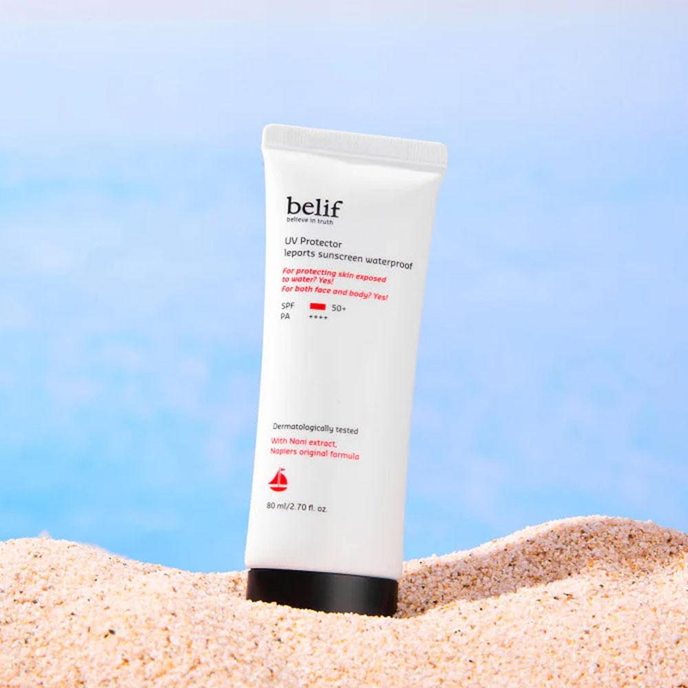 belif Защита от ультрафиолета Leports Sunscreen Waterproof 80мл (SPF50 +)
