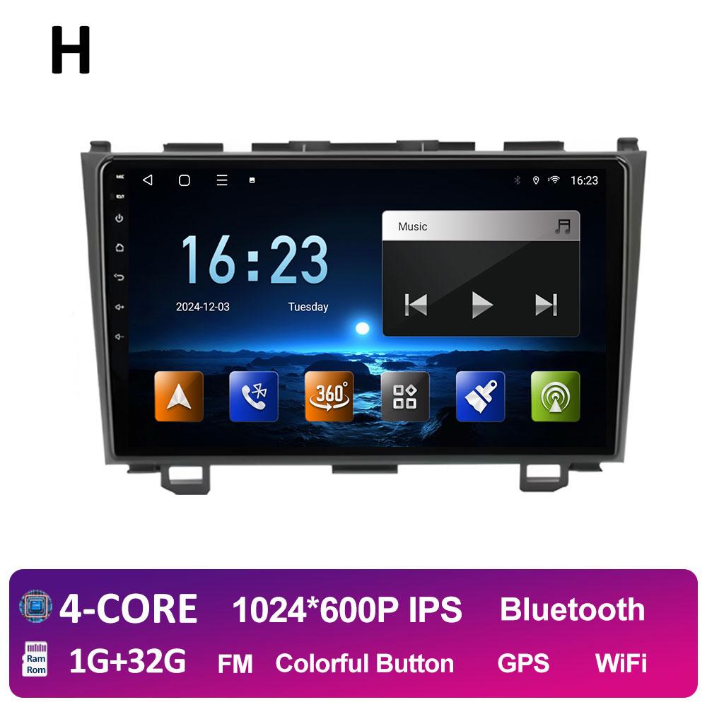 GPS-навигация для Honda CR-V 3 RE CRV 2007 2008 2009 2010 2011 WIFI 9-дюймовый Android автомобильный радиоприемник мультимедийный видеоплеер автоинструменты