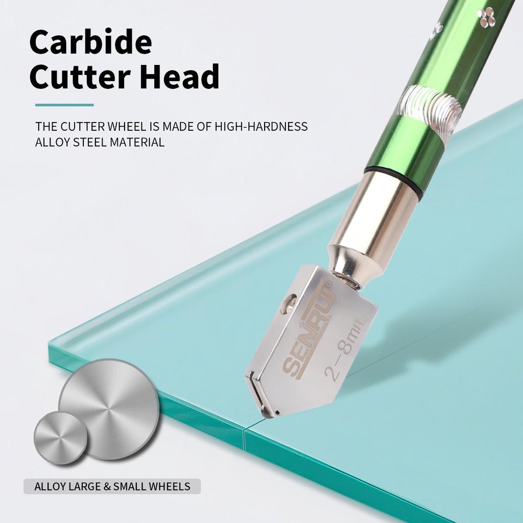 1 шт. Многоцветный профессиональный плиткорез для стекла, портативный стеклорез с алмазным наконечником, нож для стекла ручной инструмент