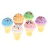 5Pcs Dollhouse Miniature Cute Resin Candy Sugar Ice Cream Pretend Play Toys