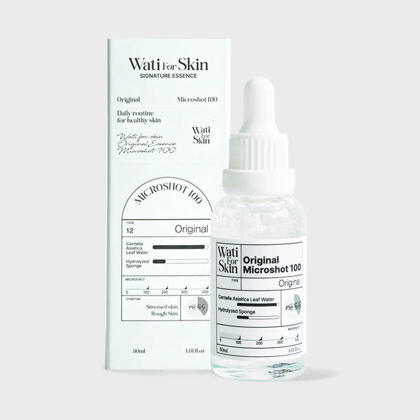 Wati for Skin Korean Face Ampoule & Microshot Essence 30ml – Hydrating, Brightening & Firming Skin Booster, Choose Your Type