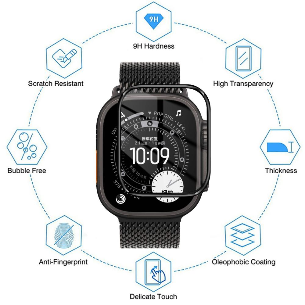 1/3/5 шт. Гидрогелевая пленка Защитное стекло для Apple Watch Ultra 3 Антицарапина HD PMMA Защитная мягкая пленка для Apple Watch Ultra3
