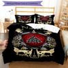 3pcs Custom Name Viking Bedding Set Duvet Cover Closure Includes 1 Duvet Cover & 2 Pillowcases, Soft and Comfortable for All Seasons.