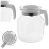 KADAX Dzbanek Żaroodporny Z Pokrywką Do Herbaty Szklany 1,5L