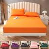 Не выцветающая Не скатывающаяся Простыня из цельного полотна Нескользящие простыни Различные размеры Постельное белье Покрывало Защита матраса