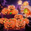 Хэллоуинская тыква, сжимающая игрушка, Игрушка для снятия стресса и выплеска эмоций из мальтозного сахара, Игрушка с медленным восстановлением формы, Сжимающая игрушка с эффектом отскока