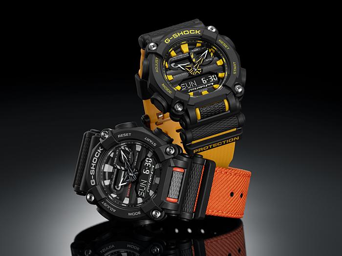 Casio Мужские часы G-SHOCK Аналоговые Кварцевые Ударопрочные Водонепроницаемые 200M Смола GA-900A-1A9