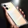 Thickened Airbag Shockproof Clear Soft Tpu Phone Case For Oppo Reno9 Pro Case 5G PGX110 Transparent Back Cover 6.7" Funda Cases