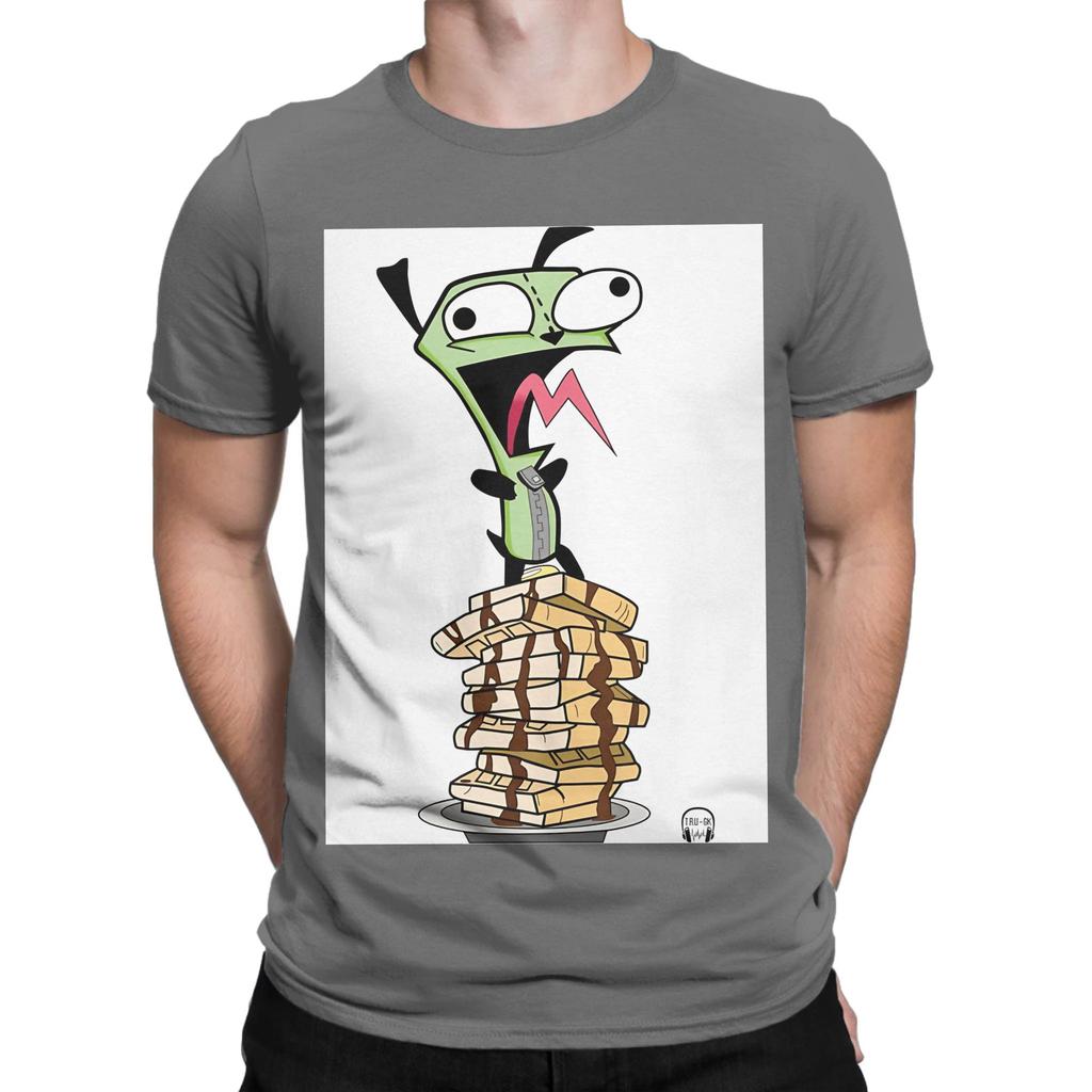 Waffles Novelty 100 Cotton TShirt Iinvader Zzim Tops Tees For Unisex