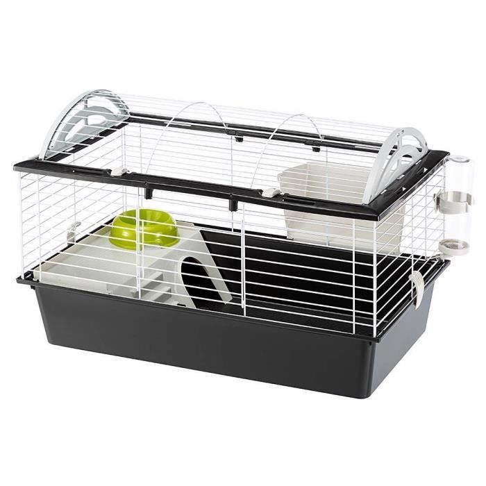 Cage cobaye ou lapin - FERPLAST - CASITA 80 - 78 x 48 x h 50 cm - Noir