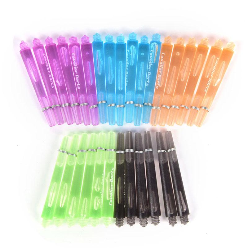6Pcs 5 Colors Nylon Dart Shafts Dart Accessories 45Mm With O Ring 2Ba Thread