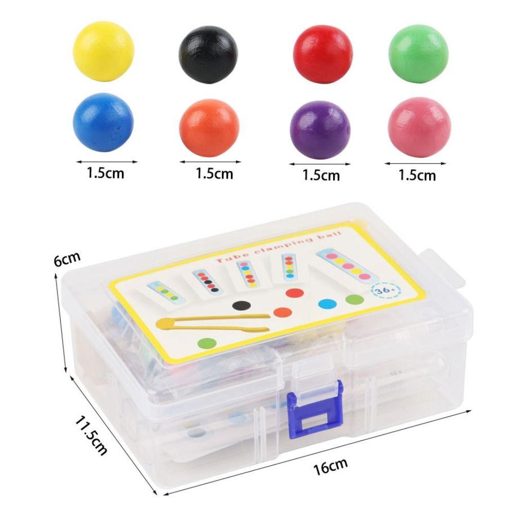Test Tube Clip Beads Test Tube Toys Educational Toy Clip Beads Color Matching Games Children Gifts