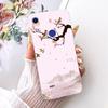 Transparent Cover For Huawei Y6s 2019 Case Cute Cat Fashion Butterfly Funny Painted Casing JAT-L41 JAT-L29 JAT-LX3