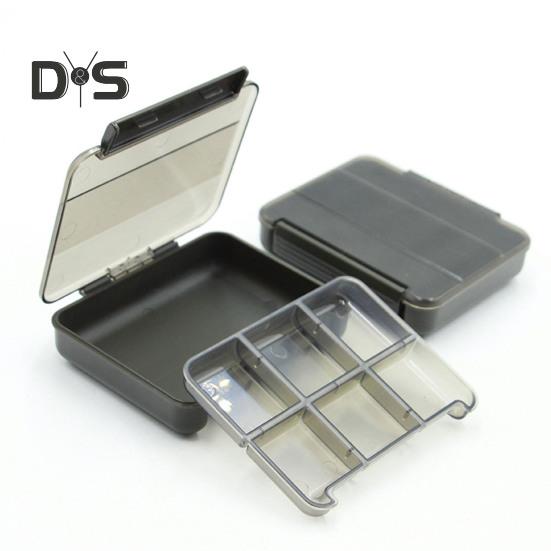 Ящик для хранения рыболовных приманок с несколькими отделениями Компактный дизайн Малый размер Чехол-органайзер для рыболовных принадлежностей