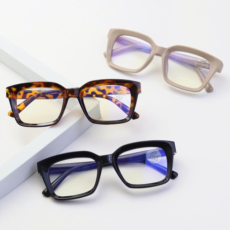 Модные анти-синие очки женские поддельные очки модные рисовые гвозди квадратная оправа женские плоские легкие очки компьютерные очки