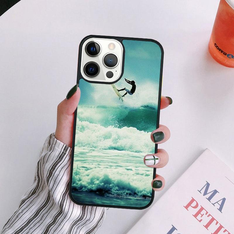 Чехол для телефона Extreme Sports Surfing для iPhone 17 Air 14 13 12 16Pro Max 15 Plus Max Защитный корпус coque