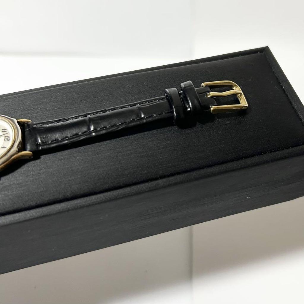 [Б/У] Наручные часы SEIKO QZ Exceline с белым циферблатом, работоспособность подтверждена