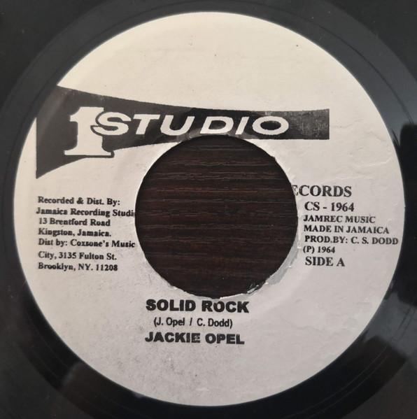 7inch Record JACKIE OPEL / JACKIE OPEL & HORTENS - Solid Rock / Stay By Me NONE Studio One US Reggae, Ska & Dub Used