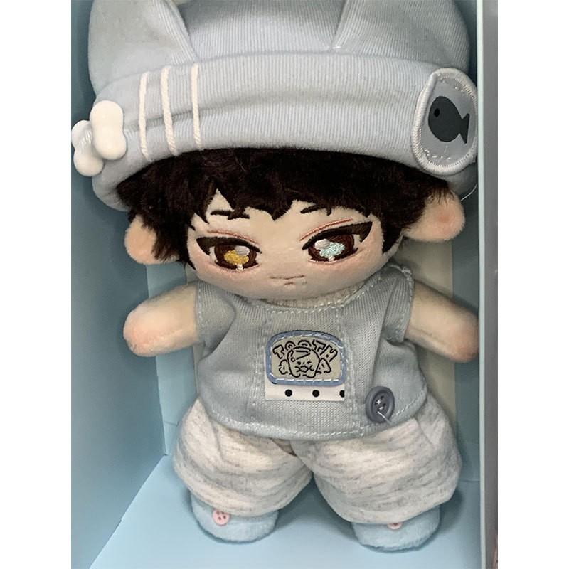 15cm Nunu Doll Outfit Set Hat Top Pants Plush Toy Clothes Only No Included