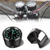 Universal Motorcycle Handlebar Mount Clock Waterproof Handlebar Dial Clock Watch Thermometer Temp Gauge for Accessories
