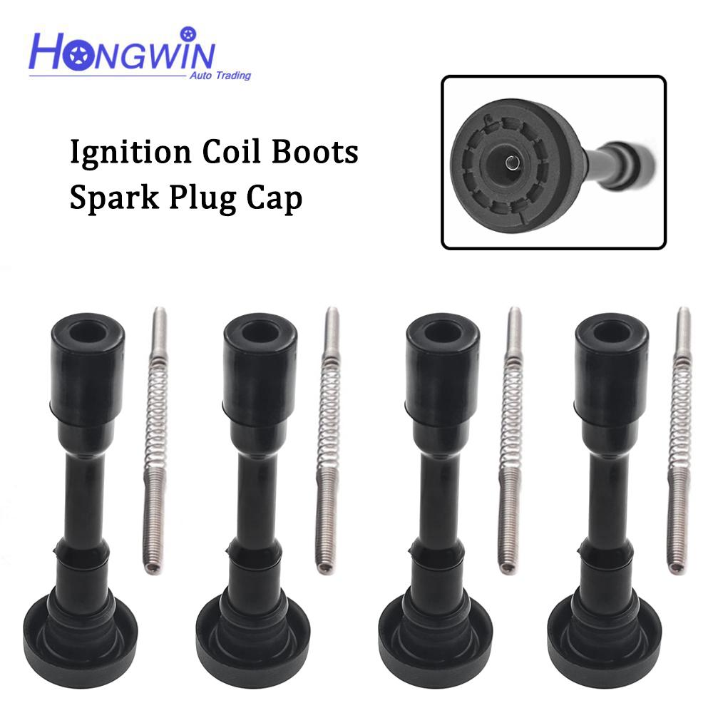 X1/2 Ignition Coil 33400-65G00 33410-77E01 33400-65G01 Rubber Boot With Spring Connect Spark Plug For Suzuki Aerio Liana Carry