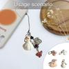 Fashionable Playful Alpacas Keychain Craft from Sturdy Resin Materials Portable for Personalize Accessories Fan
