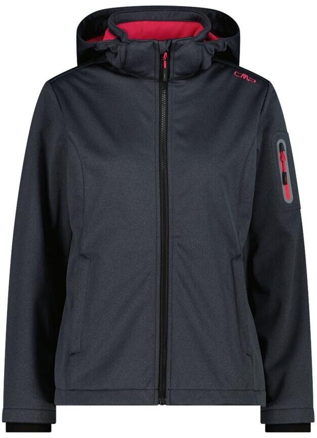 Куртка CMP Softshell Jacket Zip Hood Women (39A5006M) Функциональная куртка 39A5006M titanium carmine red